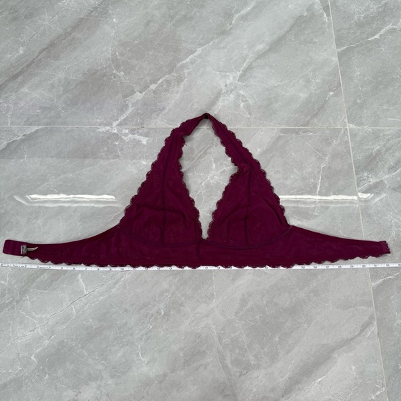 Women’s Intimately Free People Floral Lace Halter V-Neck Bralette Adjustable XL - Picture 16 of 16